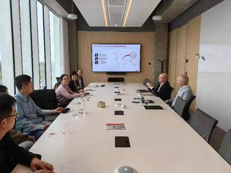 中国工程机械工业协会工业车辆分会张洁秘书长一行赴德观展 LogiMAT 2024，，，并到访 E世博esball 集团旅行交流